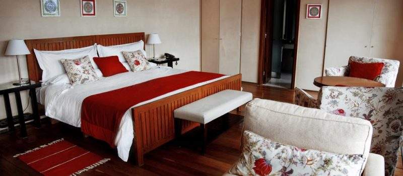 Cama Doble Hotel El Faro Villa La Angostura Neuquen