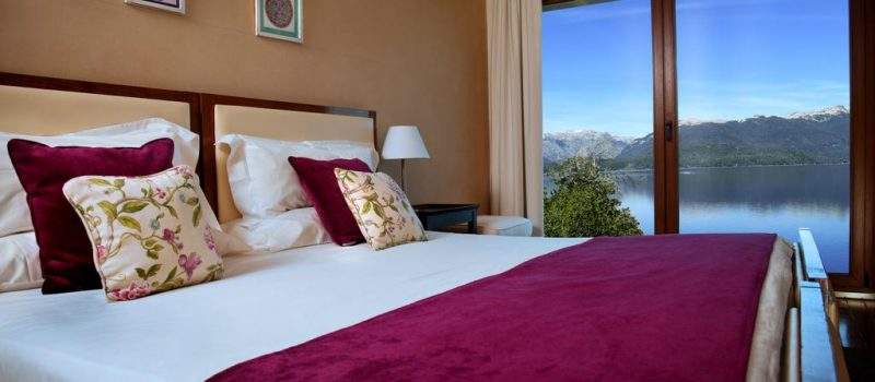 Cama Matrimonial Hotel El Faro Villa La Angostura Neuquen