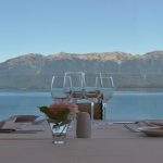 Comedor vista lago hotel