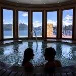 Jacuzzi vista al lago