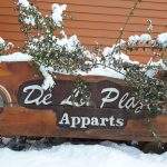 Cartel villa langostura argentina angostura