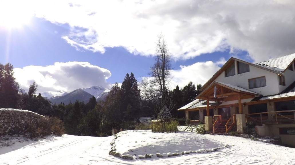 Entrada Delsir Villa Langostura Argentina Aparthotel 2 Del Sir La Angostura Neuquen